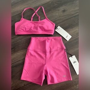 Alo Yoga Paradise Pink Set